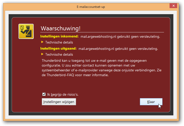 waarschuwing waarschuwing