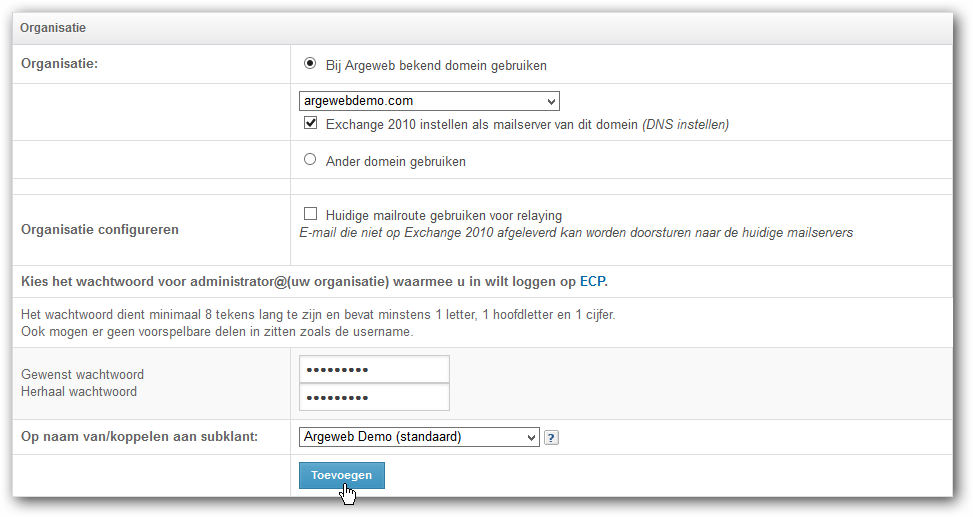 Organisatie Organisatie