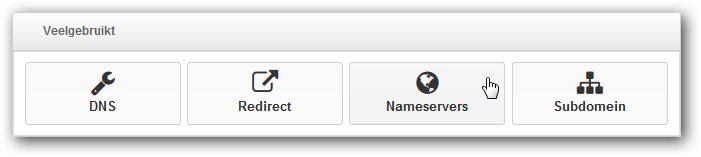 nameservers aanklikken nameservers aanklikken