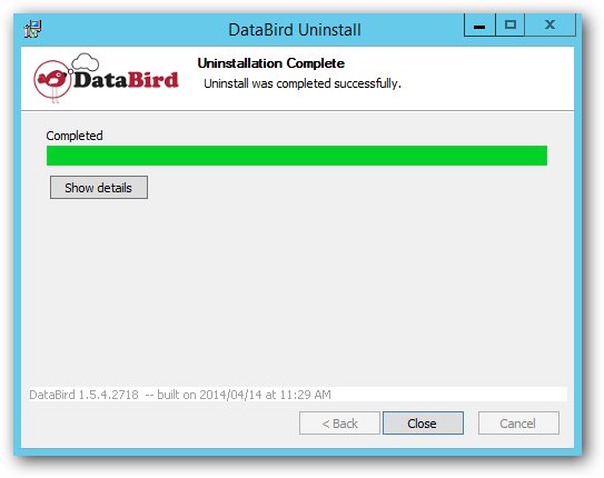 Databird verwijderd Databird verwijderd