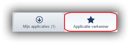 Applicatie verkenner Applicatie verkenner