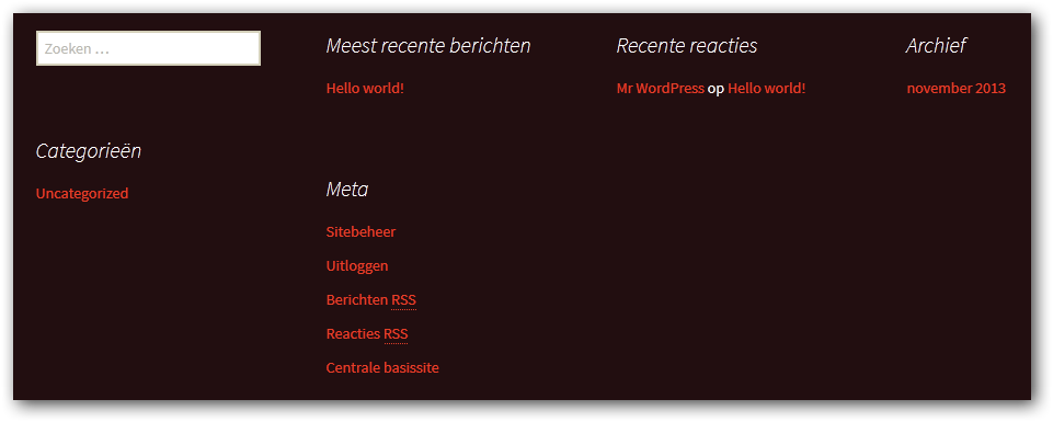 website voorbeeld