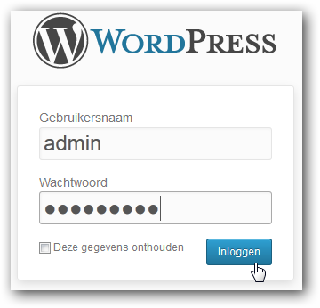 WordPress inloggen