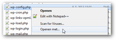 Openen met Openen met